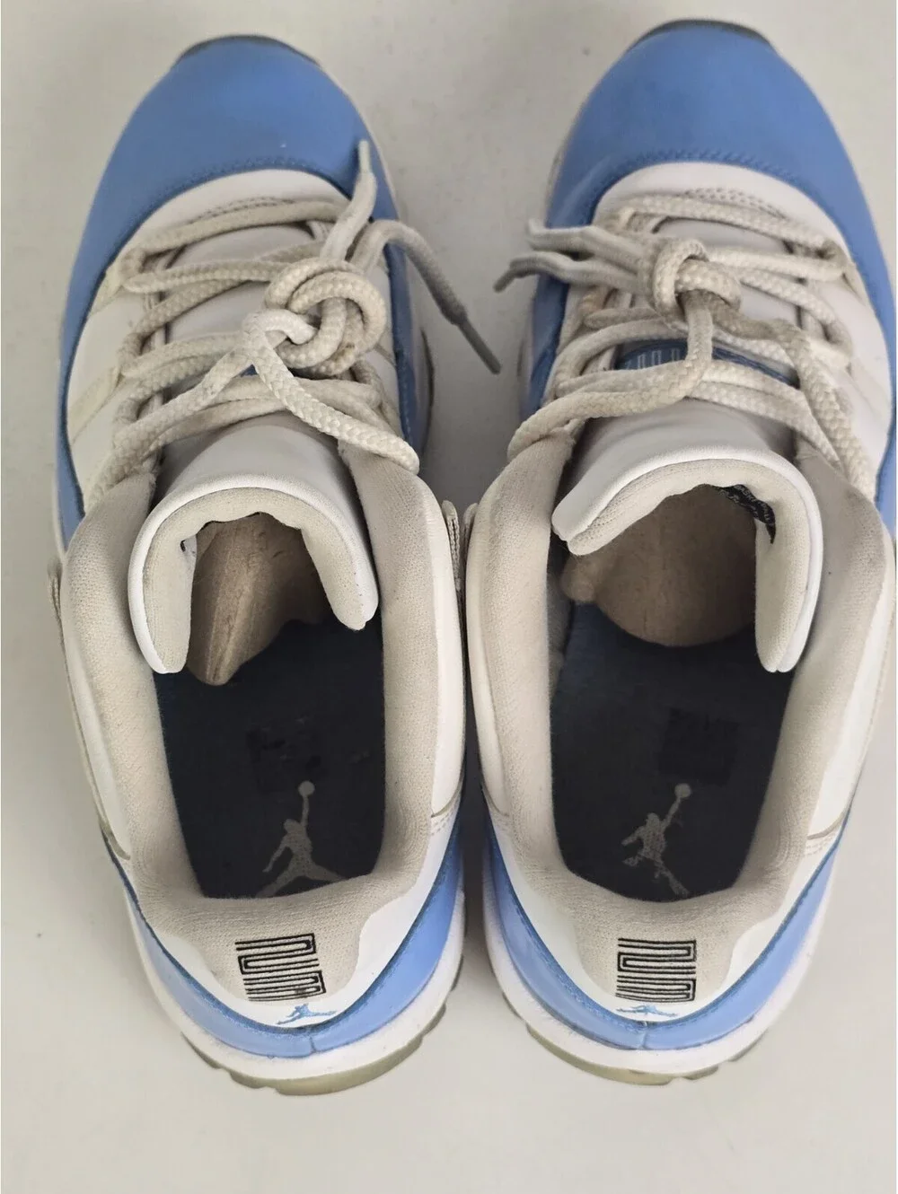 Air Jordan 11 Low University Blue White Men's Basketball Shoes Size 10.5 Used